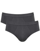 Sloggi Set de chiloti cu model uni 13225 - 2 perechi - Negru