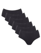 Sloggi Set de chiloti hipster - 6 perechi - Negru