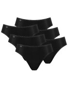 Sloggi Set de chiloti Tai - 6 perechi - Negru