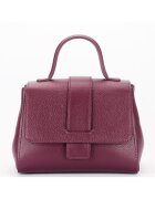 SOFILINE Geanta burgundy din piele naturala 1047 123 17790 - Visiniu