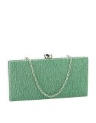 SOFILINE Geanta clutch cu sclipici BYH809 -06 Argintiu Argintiu - Verde - 20x10x3