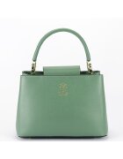 SOFILINE Geanta din piele naturala cu maner B-8950 119 - Verde menta - 18x25x12