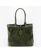 SOFILINE Geanta mare neagra dama din piele naturala B-1896 M9 10683 - Verde