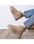 SOFILINE Ghete bej din piele naturala JB1924 118 13692 - Bej