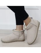 SOFILINE Ghete bej din piele naturala W5821 118 18288 - Bej