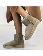 SOFILINE Ghete taupe din piele naturala JB1967 111 16116 - Maro deschis