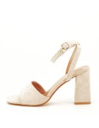 SOFILINE Sandale bej cu toc BL6522 130 11145 - Bej
