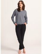 Soft & Seven BY SOFIAMAN Pijama cu maneci lungi Relax Time - Alb/Negru