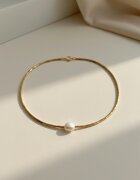 SOL Jewelry Colier cu hematit si perla de cultura C17