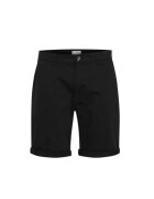 Solid Pantaloni scurti barbati - 301519454 - Bumbac - 2XL INTL - Negru