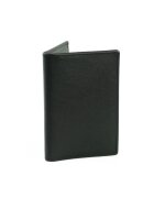 Solier Cardholder elegant din piele pentru carduri SW45 Negru