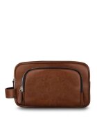 Solier Geanta accesorii - piele naturala SK04 maro
