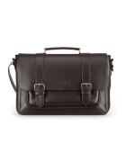 Solier Geanta barbateasca de umar tip messenger cu aspect vintage S25 Galway