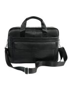 Solier Geanta barbati din piele pentru laptop SL46 DUNE - neagra