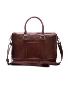 Solier Geanta din piele naturala Aberdeen - Maro SL02