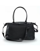 Solier Geanta shopper pentru femei din nailon FB48 Lestia neagra