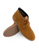 Solier Ghete barbati Chukka piele naturala intoarsa camel - Maro deschis