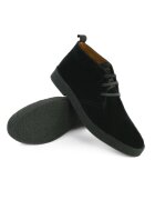 Solier Ghete barbati Chukka piele naturala intoarsa negru - Negru