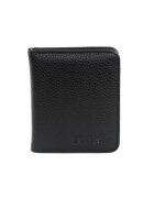 Solier Portofel barbatesc SW50 piele naturala negru 10 -5x9 cm compact
