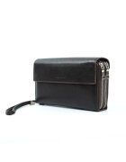 Solier Portofel SW36 - piele naturala - maro - 22x13x4 cm