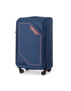 Solier Troler textil mediu M 23" SOFTFLEX 2240 bleumarin-maro