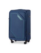 Solier Troler textil mediu M 23" SOFTFLEX 2240 bleumarin-verde