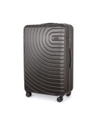 Solier Troler - Valiza pe roti mediu - 4 roti duble cu rotatie 360° - Gri inchis - M - 56L - ® AVENTOR 1064 DARK GREY 24'