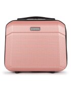 Solier Trousse de voiaj rigida STL945 ABS roz - cutie mica de calatorie