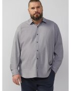sOliver Big Sizes Camasa barbati big sizes - cu maneca lunga - Regular fit - Gri deschis - Gri inchis
