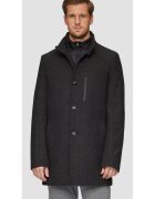 sOliver BLACK LABEL Palton barbatesc - dublu - 2 buzunare inclinate - Croiala normala - - Negru