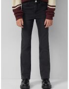 sOliver Blugi bootcut cu talie medie - Negru stins