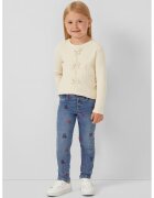 sOliver Blugi skinny cu broderii - Albastru