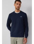 sOliver Bluza de trening regular-fit cu aplicatie logo - Bleumarin inchis