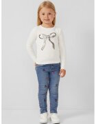 sOliver Bluza din amestec de bumbac cu imprimeu - Alb