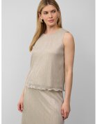sOliver Bluza fara maneci cu decolteu rotund - Maro taupe deschis