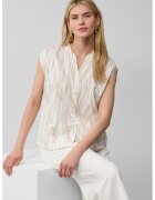 sOliver Bluza-tunica fara maneci cu model - Alb/Bej