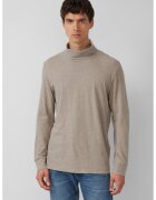 sOliver Bluza uni de bumbac cu guler inalt