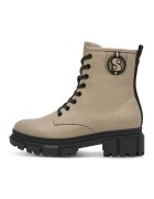 sOliver Bocanci de piele ecologica - Maro taupe