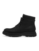 sOliver Ghete de piele nabuc cu segment din material sintetic - Negru