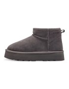 sOliver Ghete slip-on de piele intoarsa - Gri inchis