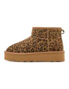 sOliver Ghete slip-on de piele intoarsa - Maro