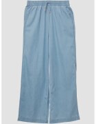 sOliver Pantaloni de trening din bumbac cu snururi - Albastru prafuit