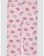 sOliver Pantaloni din amestec de bumbac cu imprimeu - Roz pastel