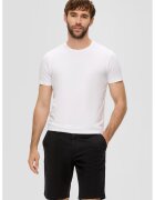 sOliver Pantaloni scurti de bumbac cu terminatii plisate - Negru