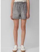 sOliver Pantaloni scurti din denim cu snururi - Gri deschis