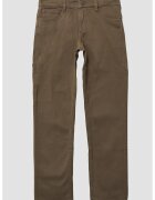 sOliver Pantaloni uni din denim - Maro inchis