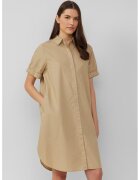 sOliver Rochie-camasa cu buzunare laterale - Bej inchis