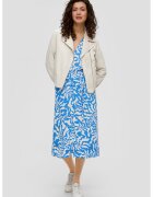 sOliver Rochie-camasa midi - Alb/Albastru pastel