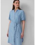 sOliver Rochie-camasa midi din material Chambray - Albastru glaciar