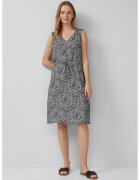 sOliver Rochie fara maneci cu talie ajustabila - Alb/Negru
